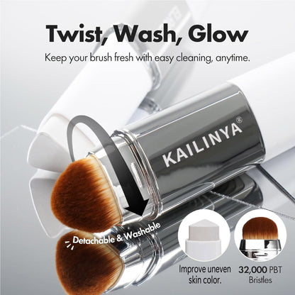 🎉BUY 1 GET 1 FREE🎉Color-Changing Foundation Stick with Collagen Capsules - Dual-Ended with Detachable Brush