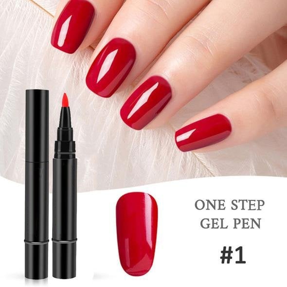 🎨One Step Nail Gel Pen💡Free handheld mini UV nail lamp💡