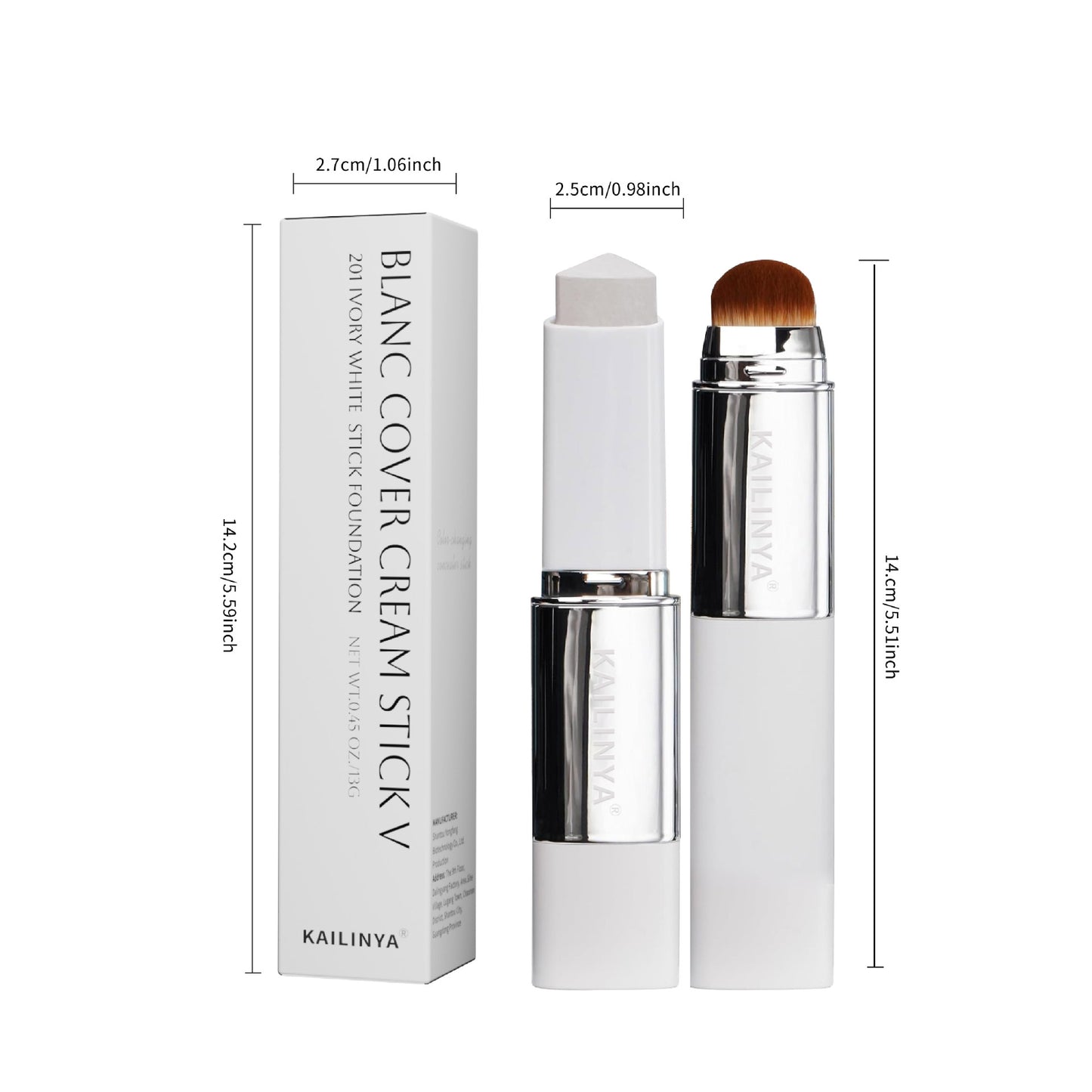 🎉BUY 1 GET 1 FREE🎉Color-Changing Foundation Stick with Collagen Capsules - Dual-Ended with Detachable Brush