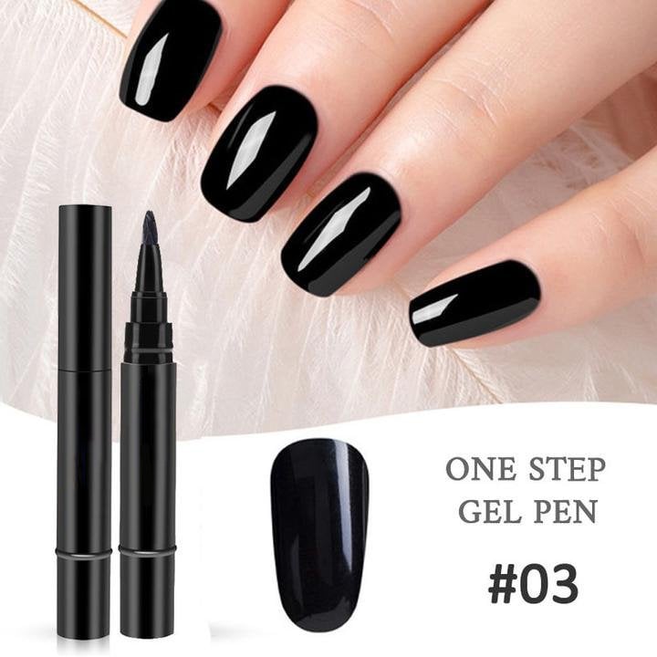 🎨One Step Nail Gel Pen💡Free handheld mini UV nail lamp💡