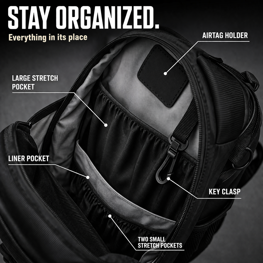 EPICHEN Magnetic Gym Bag