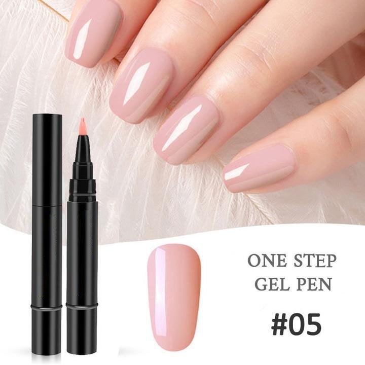 🎨One Step Nail Gel Pen💡Free handheld mini UV nail lamp💡