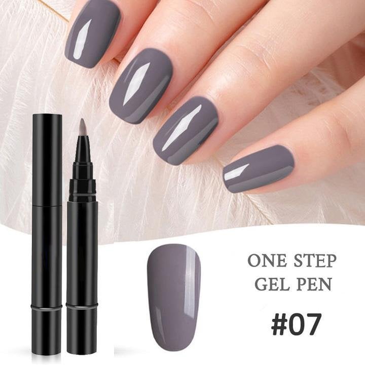 🎨One Step Nail Gel Pen💡Free handheld mini UV nail lamp💡