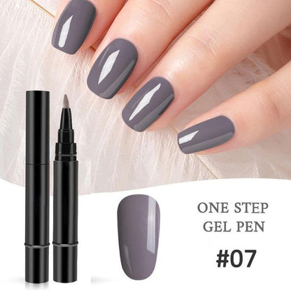 🎨One Step Nail Gel Pen💡Free handheld mini UV nail lamp💡