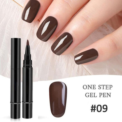 🎨One Step Nail Gel Pen💡Free handheld mini UV nail lamp💡