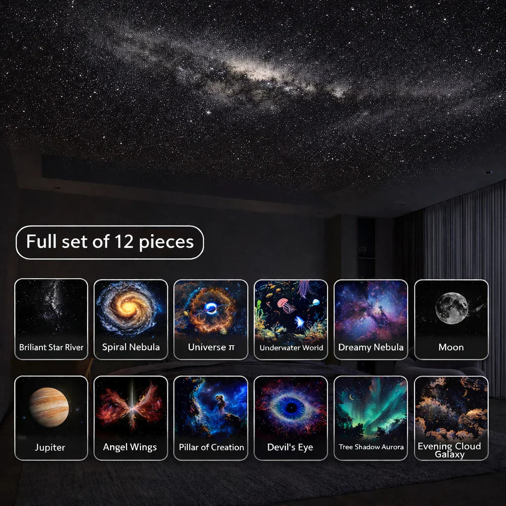 ✨Milky Way Night Light Projector 🌙 Calming Sleep