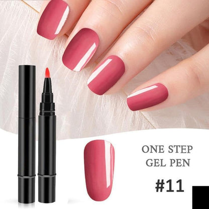 🎨One Step Nail Gel Pen💡Free handheld mini UV nail lamp💡