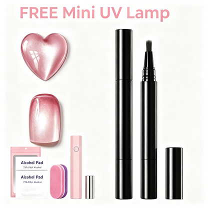 One Step Nail Gel Pen🎨Free handheld mini UV nail lamp💡
