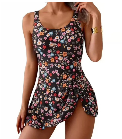 👙Last Day Sale 50% OFF💃Women's One Piece Tummy Control Tie Knot Swimsuit